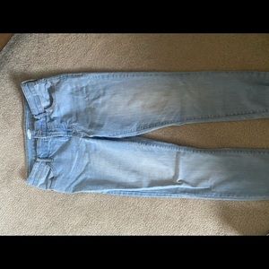 High rise skinny jeans